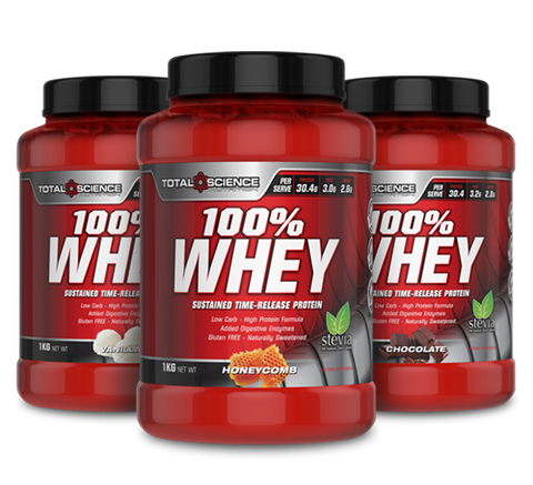 3 x 100% Whey 1kg